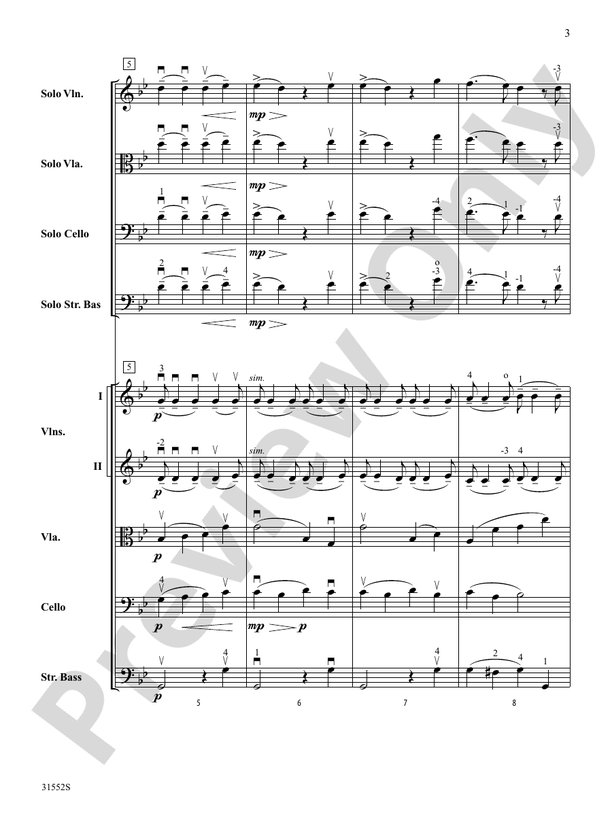 Nina – String Orchestra Conductor Score & Parts (Digital Download)