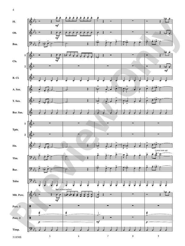 The Cajun Navy - Concert Band Conductor Score & Parts(Digital Download)