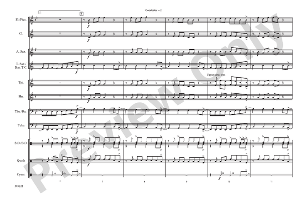 Any Way You Want It (Arr. Jerry Burns) – Marching Band Conductor Score & Parts (Digital Download)