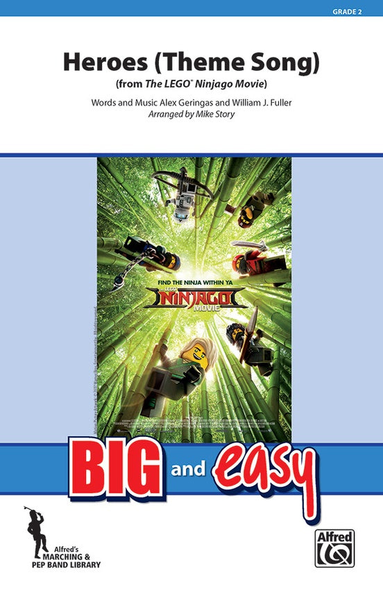 Heroes (Theme Song) – Marching Band Conductor Score & Parts (Digital Download)