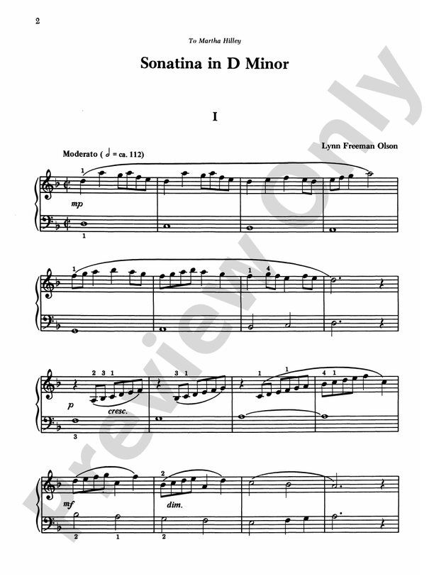 Four Sonatinas in Varying Styles: Original Works at the Intermediate Level - Piano (Digital Download)
