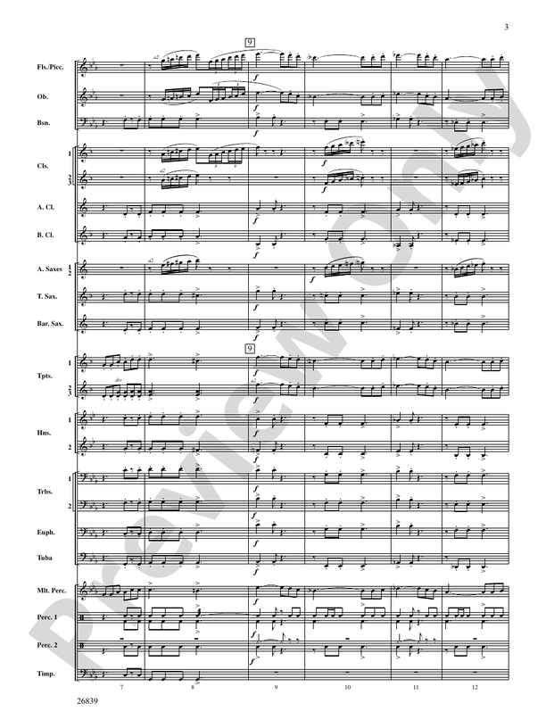 Flourish for Winds - Concert Band Conductor Score & Parts (Digital Download)