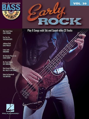 Early Rock - Bass Play-Along Volume 30 - Bass Guitar Hal Leonard Bass TAB with Lyrics & Chords /CD