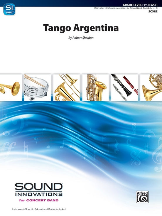 Tango for Two Left Feet - Concert Band Conductor Score & Parts (Digital Download)