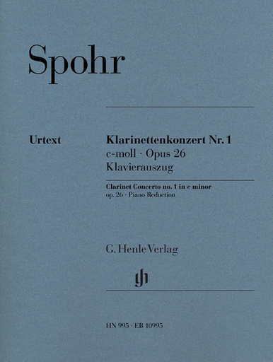 Clarinet Concerto No 1 C Minor Op 26 Cla/Pno