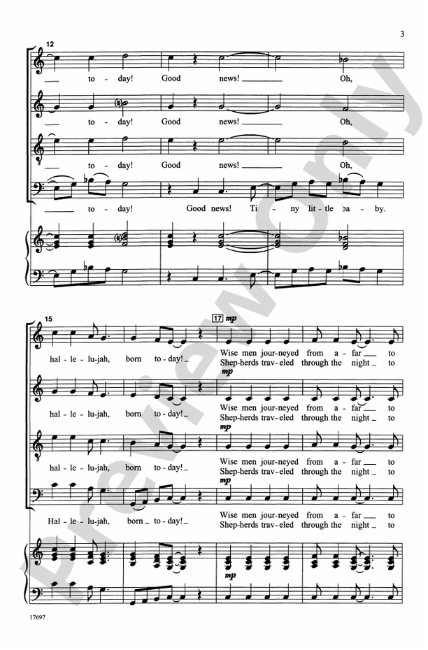 Good News! (A Christmas Spiritual) – SATB, a cappella Choral Octavo (Digital Download)