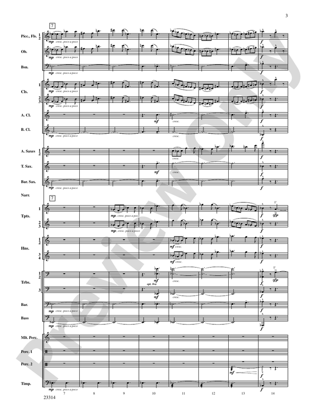 Aesop's Fables - Concert Band Conductor Score & Parts (Digital Download)