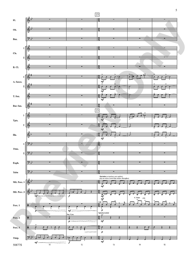 Soothsayer – Concert Band Conductor Score & Parts