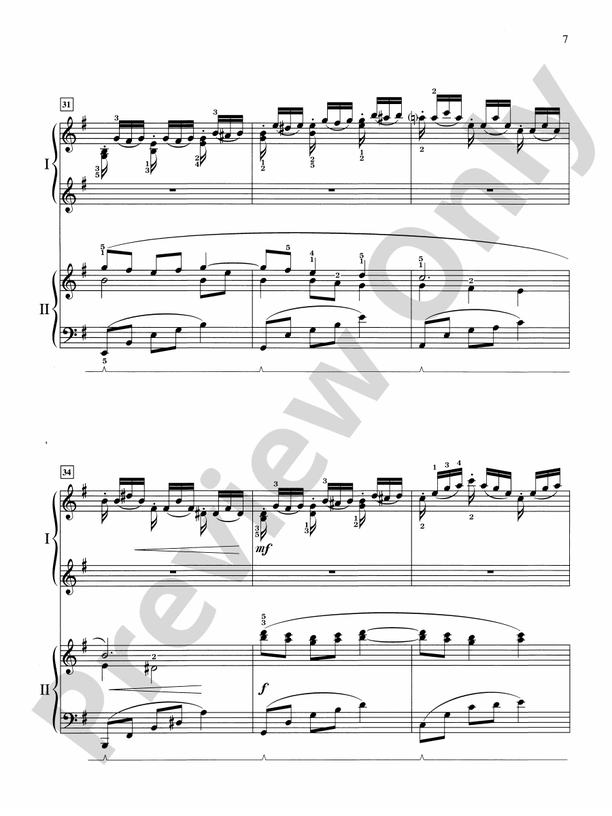 Concertante in G Major: In Three Movements for Solo Piano with Piano Accompaniment - 2 Pianos, 4 Hands (Digital Download)