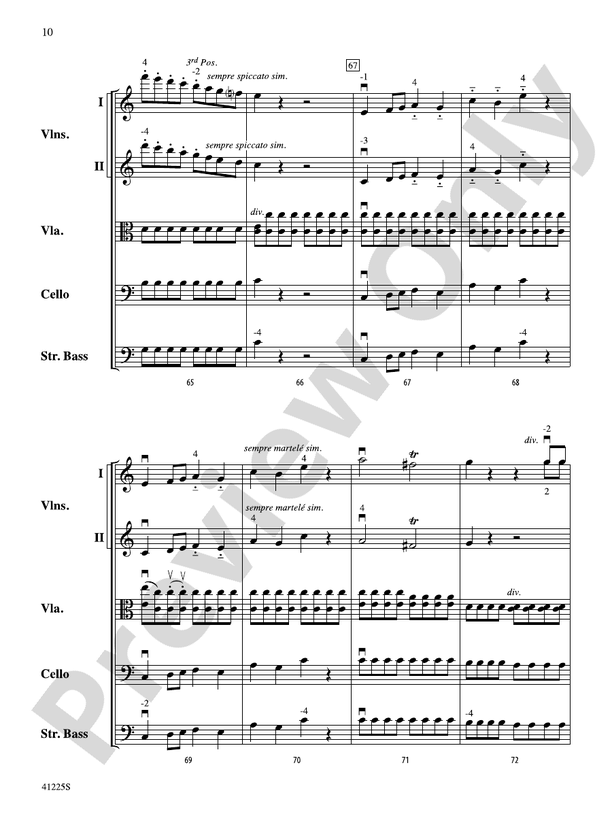 Sinfonia No. 9 in C Major – String Orchestra Conductor Score & Parts (Digital Download)