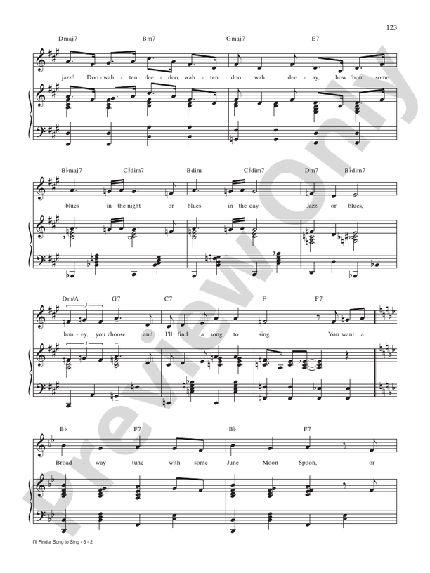 I'll Find a Song to Sing (from Meshuggah-Nuns) - PVG (Digital Download)