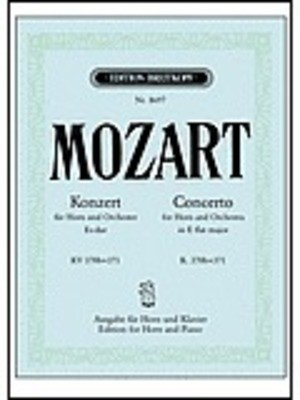 Concerto in Eb major K.370b + K.371 - Edition for Horn and Piano - Wolfgang Amadeus Mozart - French Horn Sheet Music Breitkopf & Hartel