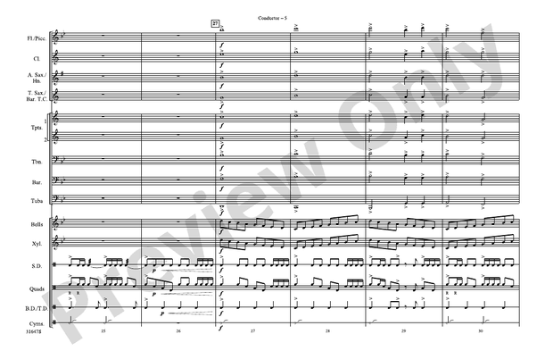 The Great Gate of Kiev – Marching Band Conductor Score & Parts (Digital Download)