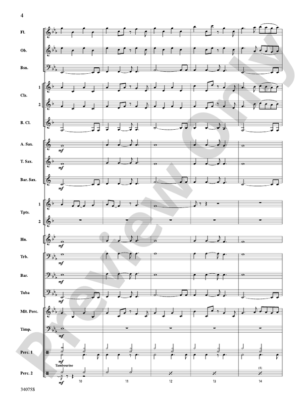 Smile - Concert Band Conductor Score & Parts (Digital Download)