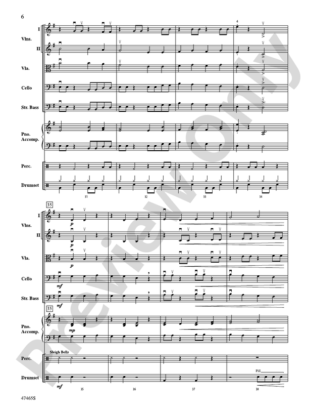 Secret Santa - String Orchestra Conductor Score & Parts (Digital Download)