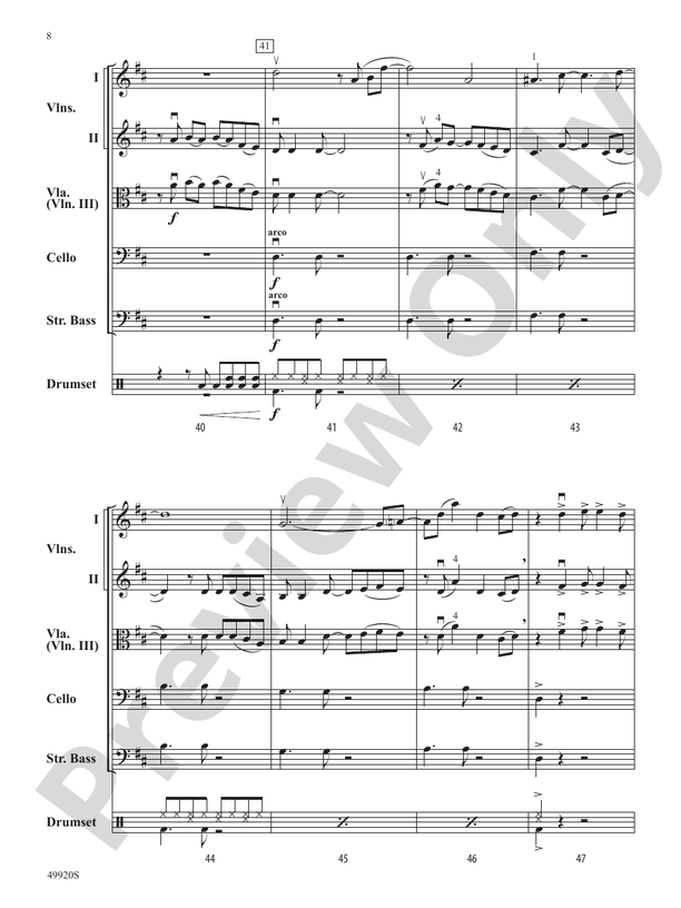 Made You Look - String Orchestra Conductor Score & Parts (Digital Download)