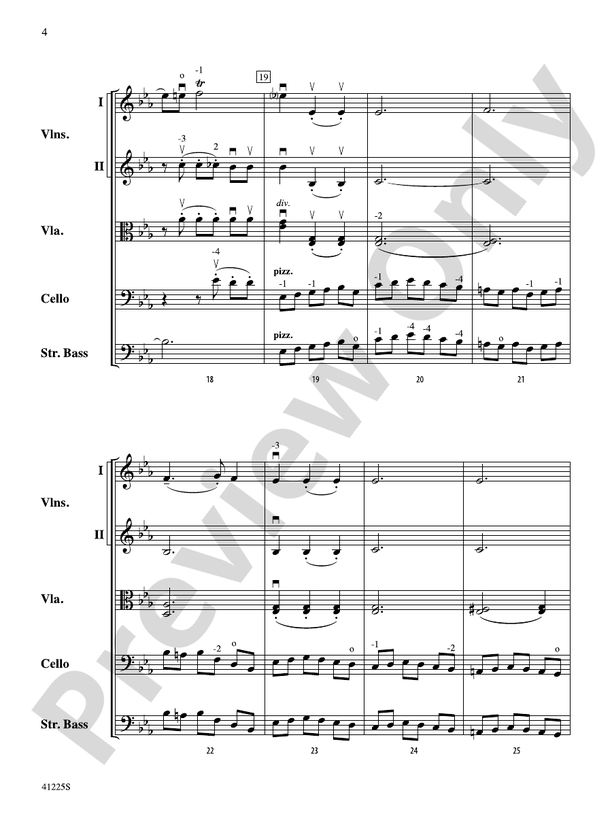 Sinfonia No. 9 in C Major – String Orchestra Conductor Score & Parts (Digital Download)