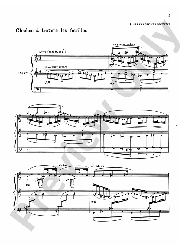 Debussy - Images (Volume II) - Piano Solo (Digital Download)