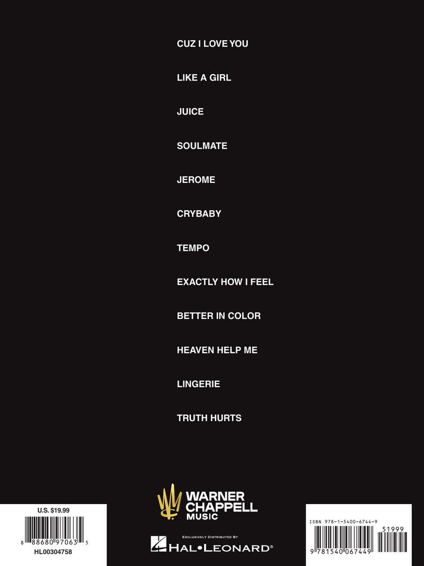 Lizzo - Cuz I Love You - Piano/Vocal/Guitar PVG Hal Leonard 304758