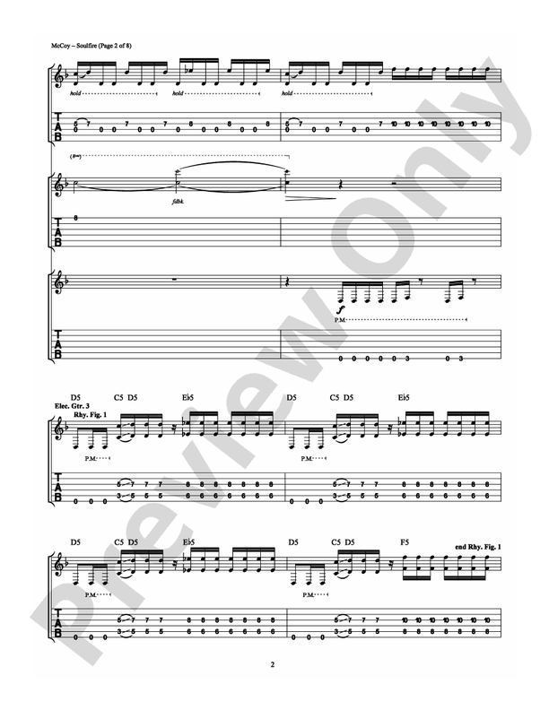 Soulfire - Guitar TAB (Digital Download)