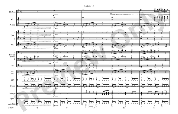The Aviator – Marching Band Conductor Score & Parts (Digital Download)