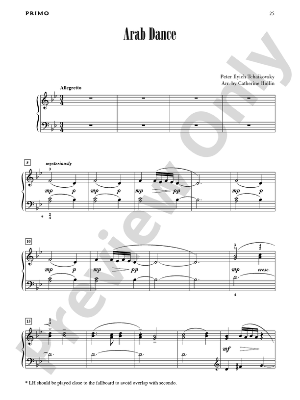 Arab Dance - 1 Piano, 4 Hands (Digital Download)