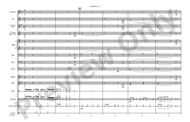 El Zorro – Marching Band Conductor Score & Parts (Digital Download)