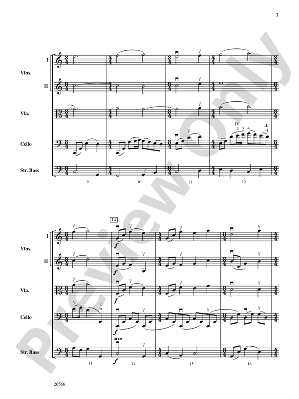 American Princess – String Orchestra Conductor Score & Parts (Digital Download)
