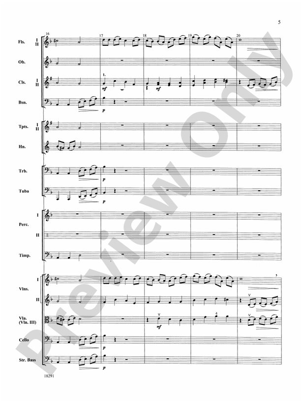 Hungarian Air and Dance – Full Orchestra Conductor Score & Parts (Digital Download)