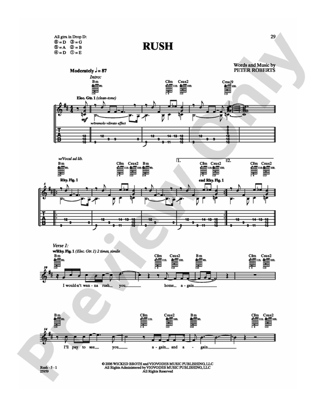 Rush - Guitar TAB (Digital Download)