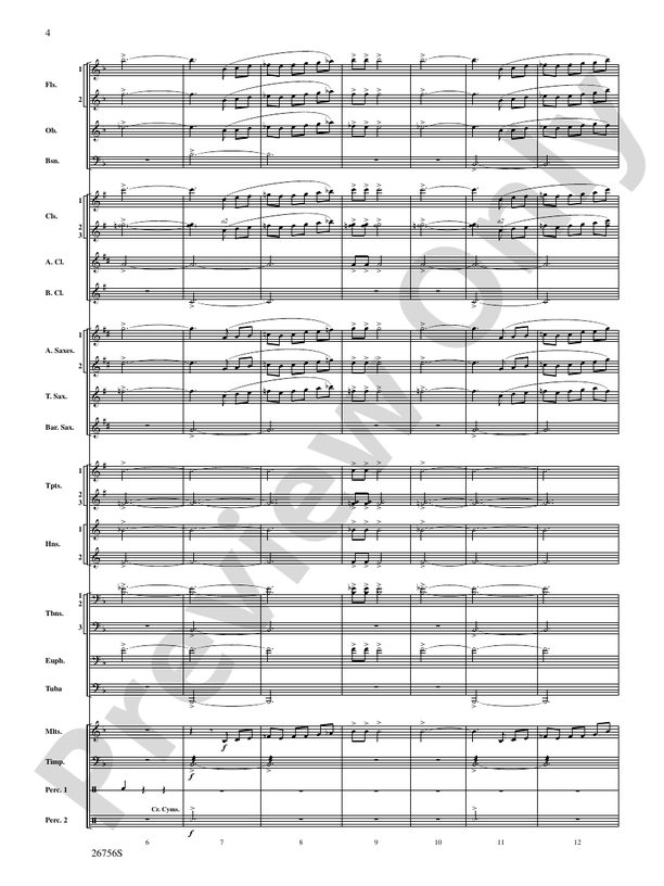 Mineola Waltz - Concert Band Conductor Score & Parts (Digital Download)