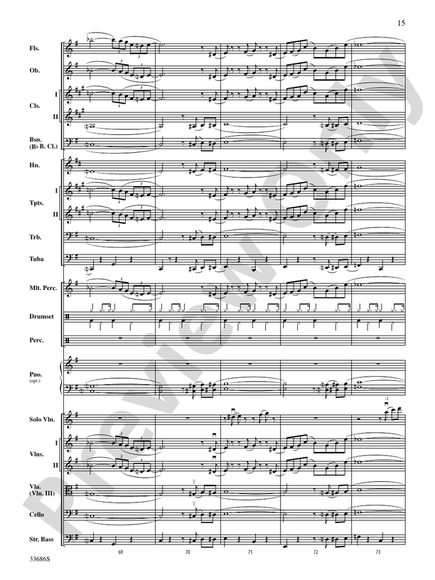The Pink Panther (Grade 3) - Full Orchestra Conductor Score & Parts (Digital Download)
