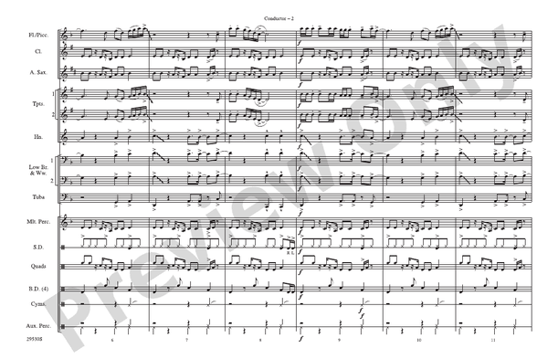 Get Down on It – Marching Band Conductor Score & Parts (Digital Download)