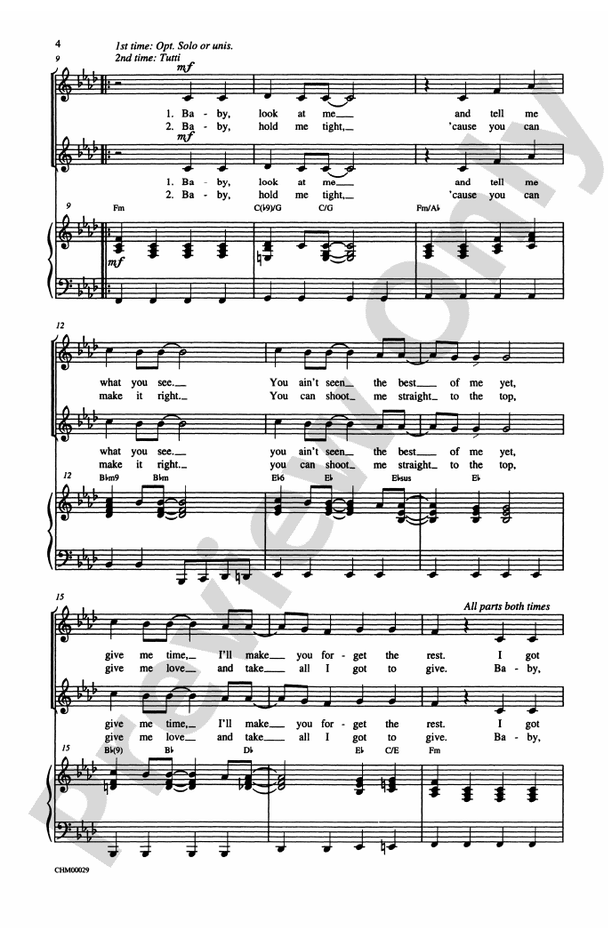 Fame – 2-Part Choral Octavo (Digital Download)