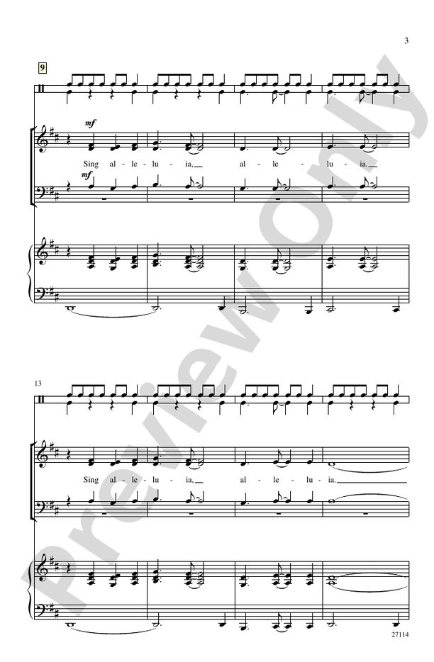 African Alleluia - SATB Choral Octavo (Digital Download)