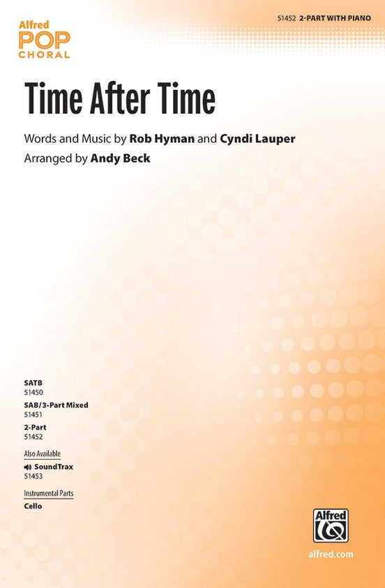 Time After Time - 2 Part Treble Choral Octavo (Digital Download)