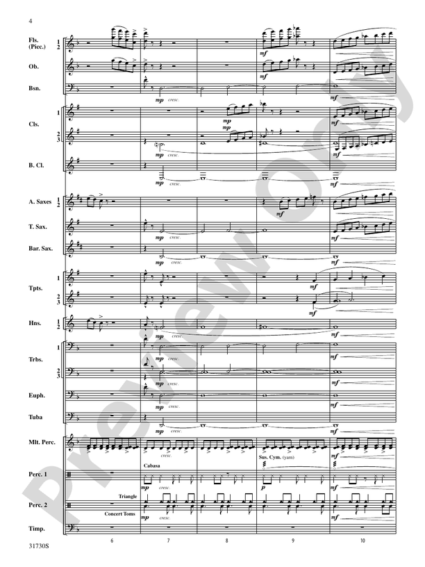 They Shall Run and Be Free - Concert Band Conductor Score & Parts (Digital Download)