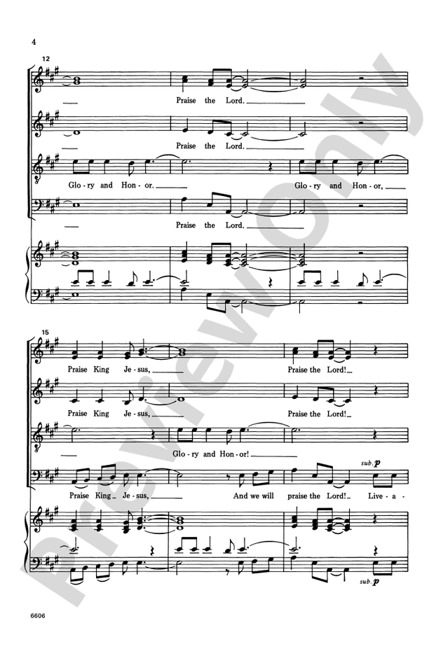Live-a-Humble – SATB, a cappella Choral Octavo (Digital Download)