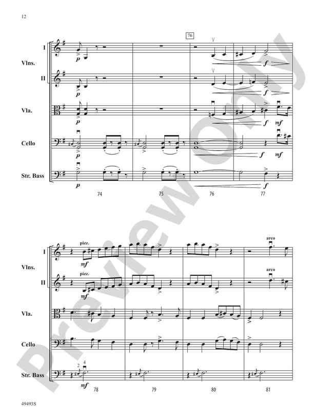 Hiawatha's Wedding Feast - String Orchestra Conductor Score & Parts (Digital Download)