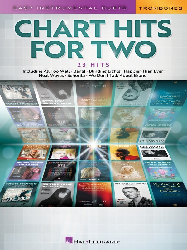 Chart Hits for Two - Trombone Duet Hal Leonard 664581