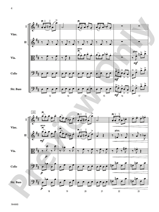 Golliwogg's Cakewalk – String Orchestra Conductor Score & Parts (Digital Download)