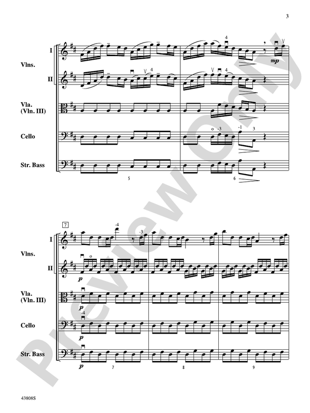 Overture to Euristeo – String Orchestra Conductor Score & Parts (Digital Download)