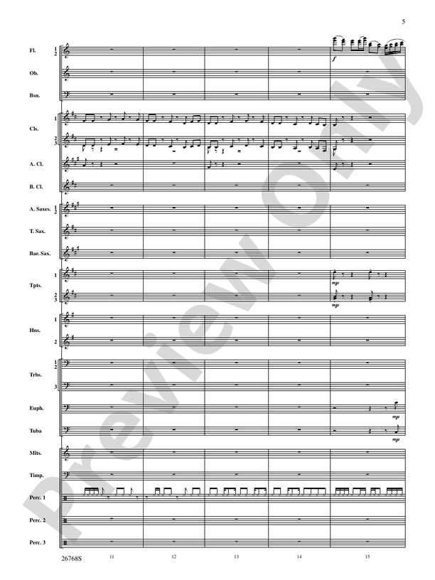 The Story of Mumble Happy Feet - Concert Band Conductor Score & Parts (Digital Download)