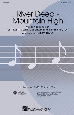 River Deep - Mountain High - Kirby Shaw Hal Leonard ShowTrax CD CD