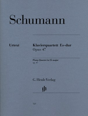 Schumann - Quartet in Ebmaj Op47 - Piano Quartet Henle HN737
