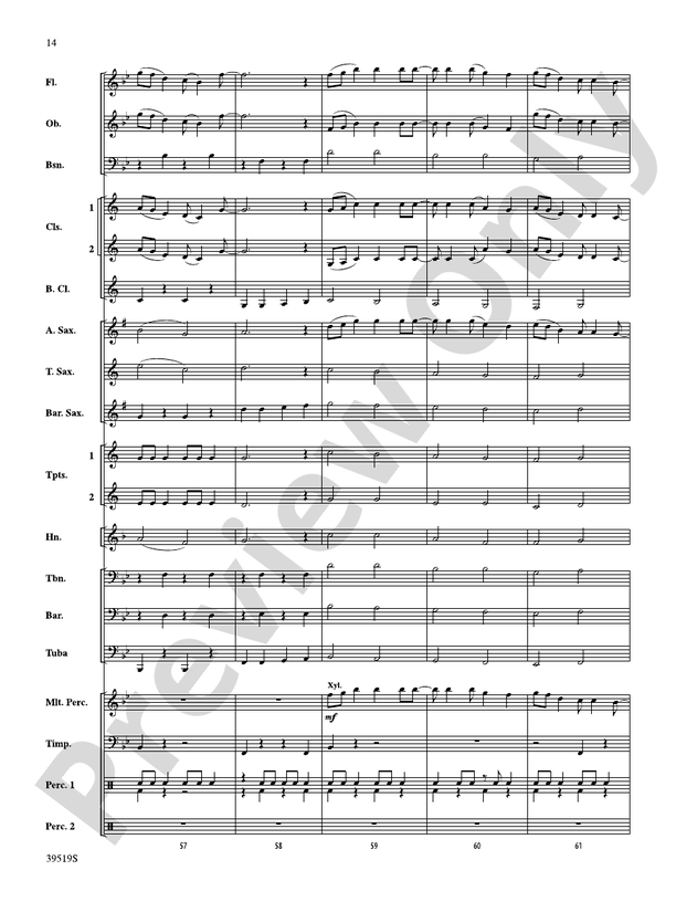 Zydeco Cajun Crawdad Dance - Concert Band Conductor Score & Parts (Digital Download)