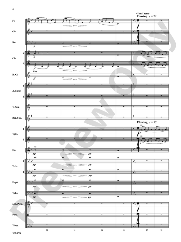 Mother Goose Suite - Concert Band Conductor Score & Parts (Digital Download)