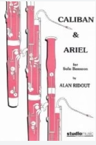 Ridout - Caliban & Ariel - Bassoon Unaccompanied Studio Music M-050-03396-0
