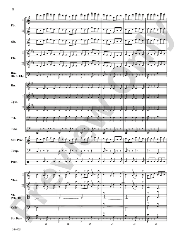 Leroy Anderson's Irish Suite, Part 1 (Themes from) – Full Orchestra Conductor Score & Parts (Digital Download)