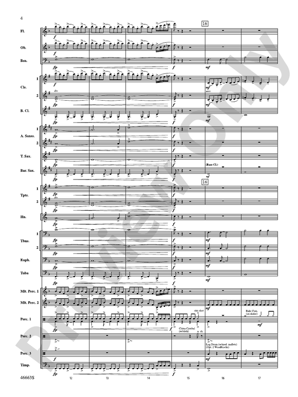 Wolverine Summer - Concert Band Conductor Score & Parts (Digital Download)
